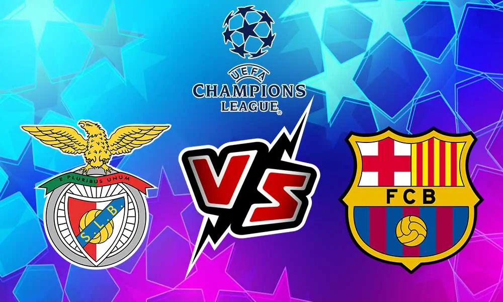 موعد مباراة برشلونة و بنفيكا في دوري أبطال أوروبا 2024-2025 الجولة السابعة